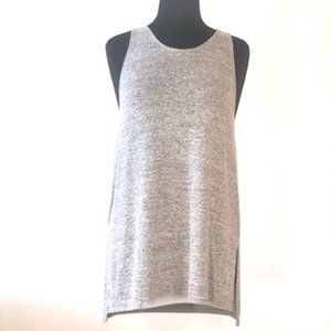 Aritzia Wilfred Free Soft Long Sleeveless Grey Med
